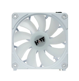 Вентилятор для корпуса HAFF UF120 PWM 120mm White размер вентилятора: 120мм, ARGB, PWM