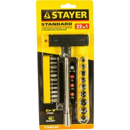 Отвертка с насадками  Stayer 2540-H20, 22 предмета