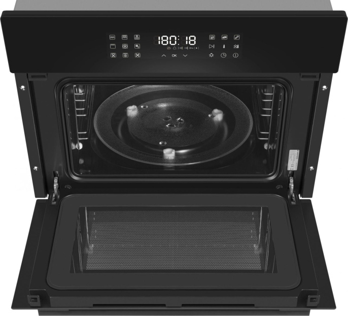 Духовой шкаф Электрический Meferi Microwave MEO609BK черный/нержавеющая сталь