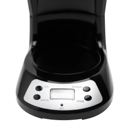 Капельная кофеварка RAGEX R405-000 с ЖК-дисплеем, 1.25 литра, 750 Вт, черный