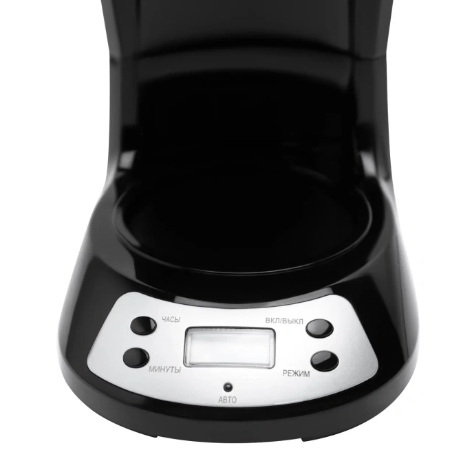 Капельная кофеварка RAGEX R405-000 с ЖК-дисплеем, 1.25 литра, 750 Вт, черный