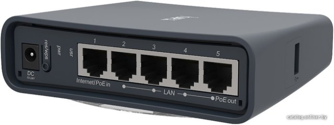 Роутер беспроводной MikroTik hAP ac lite TC (RB952UI-5AC2ND-TC) AC750 10/100BASE-TX черный