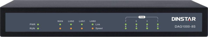Шлюз IP DINSTAR DAG1000-8S