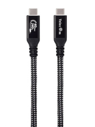 Кабель Кабель USB4 TypeCM/CM 8K@30Hz, 40GBps, PD 240W, медь Telecom 2м TUS840-2M