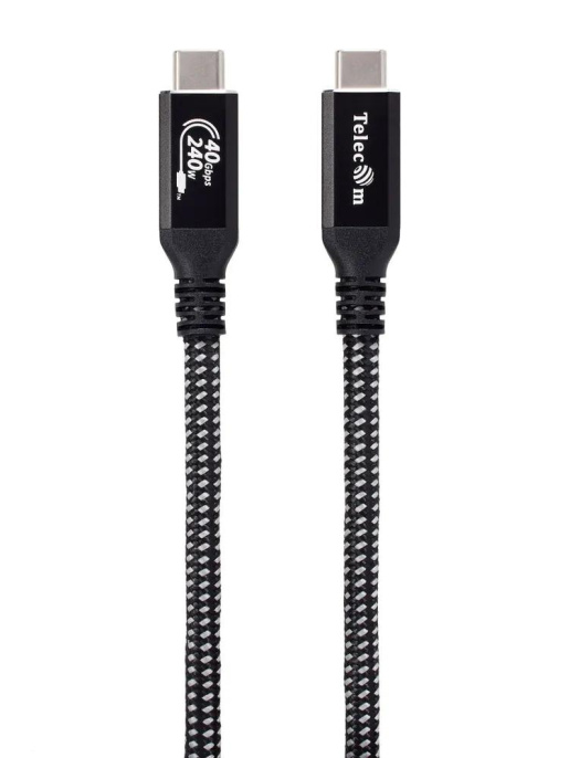 Кабель Кабель USB4 TypeCM/CM 8K@30Hz, 40GBps, PD 240W, медь Telecom 2м TUS840-2M
