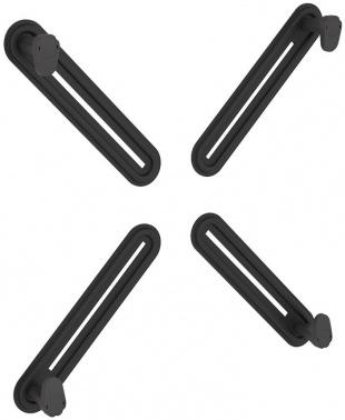 Кронштейн-адаптер для мониторов Arm Media LCD-M2, до 7кг, настольный, поворот и наклон верт.перемещ., черный [10228]