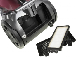 Пылесос BBK BV1502, 1600Вт, черный/вишневый