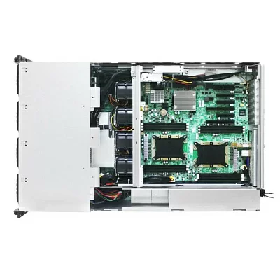 Платформа системного блока AIC HA401-VG_XP1-A401VG02 HA401-VG, 4U 24-bay storage server,24x SATA/SAS hot-swap 3.5"/2.5" universal bay, 2x canister,4x9mm 2.5" internal bay, 12G expander board with 2x SFF- 8643, 2x SFF 8644, 1300W 1+1 redundant power supply