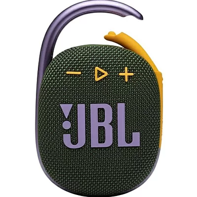 Колонка JBL CLIP 4 Green (5W Bluetooth 5.1 Li-Ion) JBLCLIP4GRN