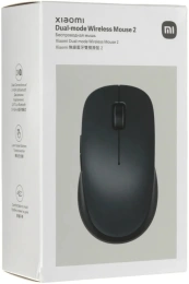 Мышь беспроводная Xiaomi Dual-mode Wireless Mouse 2, Bluetooth/Радио, оптическая, USB, 1200dpi, черный [bhr8850gl]