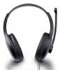 Наушники с микрофоном Edifier K800 USB черный 2.8м накладные USB оголовье