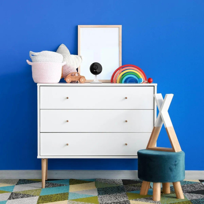 Камера видеонаблюдения IP EZVIZ C1C-B 1080P,  1920х1080 pix,  2.8 мм,  белый [cs-c1c (1080p,h.265)]