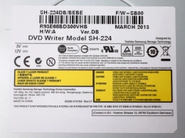 Привод DVD+/-RW SATA Toshiba without logo SH-S224 Black OEM
