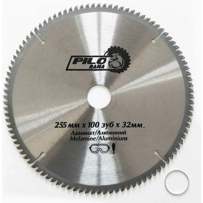 Диск пильный по ламинату и алюминию (255х32/30 мм; 100TPI) Pilorama 512510