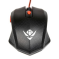 Мышь MOG-08U Nakatomi Gaming mouse - игровая, 6 кнопок ролик прокрутки, USB, черная