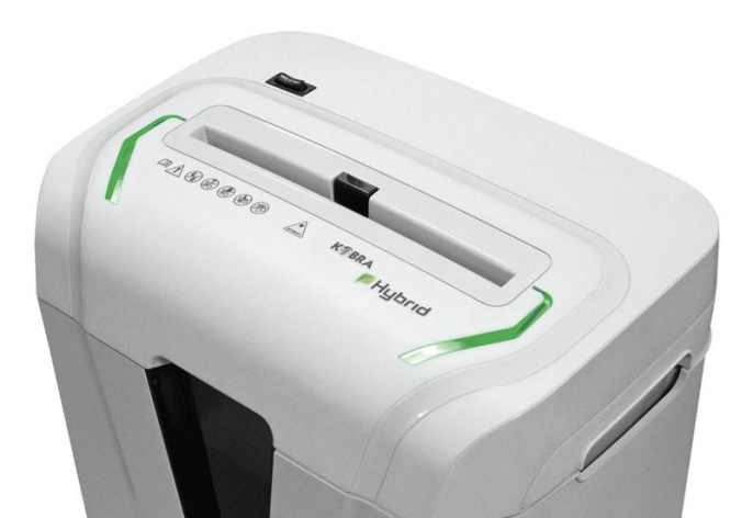 Шредер Kobra Hybrid-S E/S секр.P-4 фрагменты 12лист. 30лтр. скрепки скобы пл.карты
