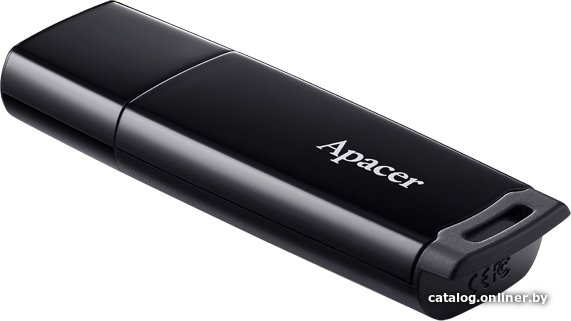 Накопитель USB Apacer AH336 32GB Черный AP32GAH336B-1 интерфейс: USB 2.0 Type-A, с колпачком, материал корпуса: пластик