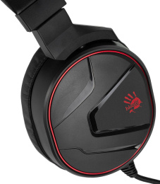 Наушники с микрофоном A4Tech Bloody G600i черный 1.3м мониторные USB оголовье G600I