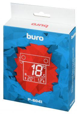 Термометр BURO P-6041,  серебристый