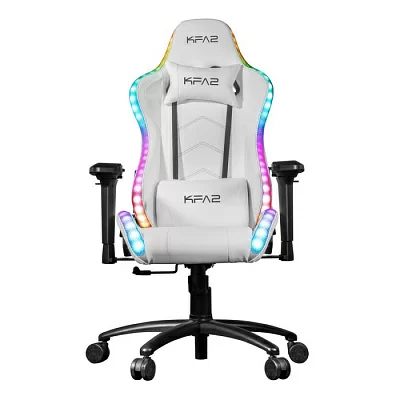 Игровое кресло KFA2 Gaming Chair 01 RGB SE White With RGB remote control RK02P4DWY2