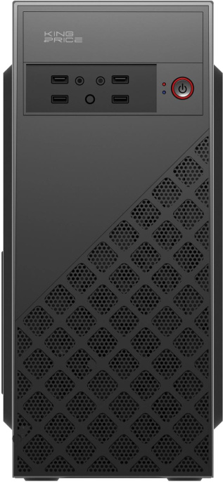 Корпус ATX KINGPRICE KPCC-MD203, Midi-Tower, без БП,  черный