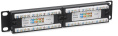 Cabeus PL-12-Cat.5e 10"-Dual IDC Патч-панель 10", установочный размер 236 мм, 12 портов RJ-45, категория 5e, Dual IDC