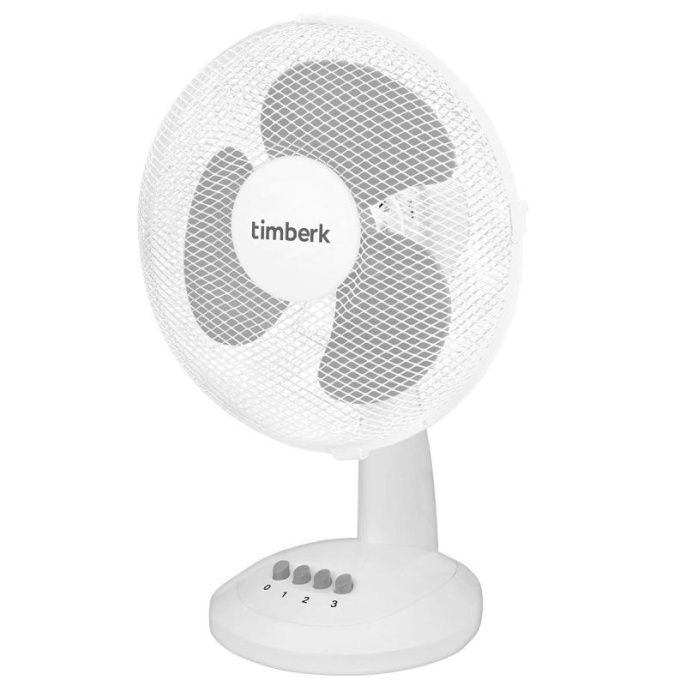 Вентилятор настольный Timberk T-DF1201,  белый