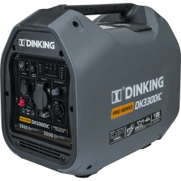 Бензиновый инверторный генератор Dinking DK3300iC (3,3 кВт, 230 В/50Гц, DK164F/P-2, бак 4 л) ГЕН033