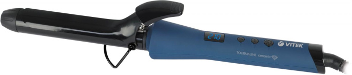 Щипцы Vitek VT-8298 MC 50Вт синий макс.темп.:210С покрытие:керамико-турмалиновое 8298-VT