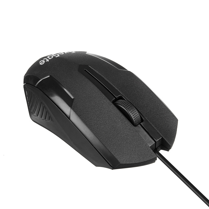 Мышь ExeGate Professional Standard SH-9025S-OEM USB, оптическая, 1000dpi, 3D, 3 кнопки и колесо прокрутки, длина кабеля 1,7м, черная, brown box EX293641RUS