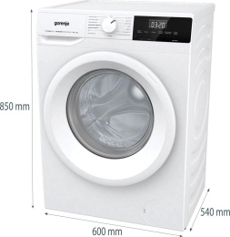 Стиральная машина Gorenje W3D2A854ADS/R, с фронтальной загрузкой, 8кг, 1400об/мин, с паром, с сушкой, инверторная