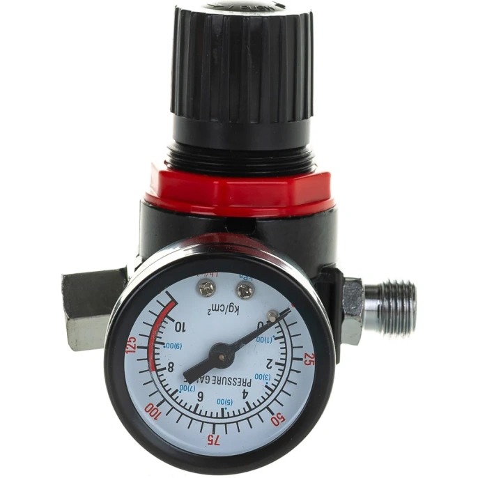 Регулятор давления (1/4"; 8 атм) с манометром Pegas PGS-4602