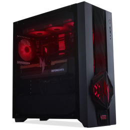 Настольный ПК Acer Nitro 70 N70X3D-100 AMD Ryzen 7 9800X3D/32Gb/SSD1Tb/RTX5070 12Gb/PSU 1200W/NoOS/Black (DG.E5ACD.007)