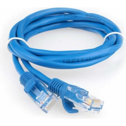 Гарнизон PC-UTP-5e-1.5-B кат.5e, Патч-корд UTP 1.5м, литой, многожильный синий