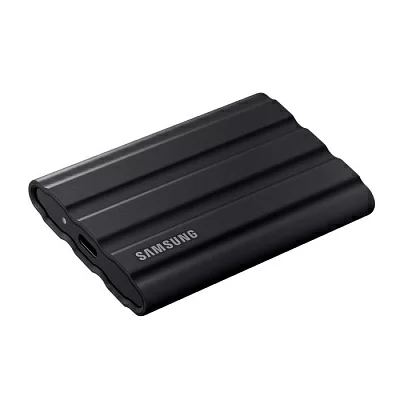 Внешние HDD и SSD Внешние HDD и SSD/ Samsung External SSD T7 Shield, 4TB, Type C-to-C/A, USB 3.2 Gen2, R/W 1050/1000MB/s, IP65, 88x59x13mm, 98g, Black (12 мес.)