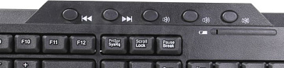 Клавиатура Wireless Defender Element HB-195 USB 104КЛ+10КЛ М/Мед 45195