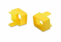 ATEN 2X-EA10 Стяжка нейлоновая, длина ~ мм., ширина ~ мм., 10 шт., желтая, фиксатор силового кабеля с разъемом C14 , [ATEN 2X-EA10]