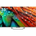 55" Телевизор HAIER Smart TV S4 QLED, 4K Ultra HD, СМАРТ ТВ, Android TV, серый