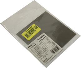 Термопрокладка ExeGate EPG-2WMK 100x100x0.5 mm, 1,7 Вт/ м•К , теплопроводящая клейкая двухсторонняя EX293279RUS