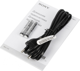 Музыкальный центр Sony MHC-V13, с караоке, Bluetooth, FM, USB, CD, черный