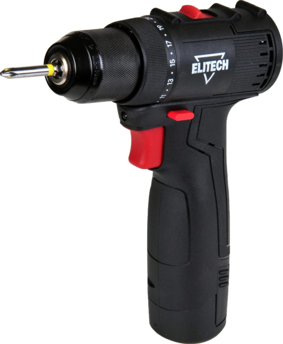 Дрель безударная Elitech ДА 10.8БЛ2 [204842]