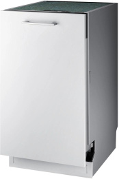 Встраиваемая посудомоечная машина Samsung DW50R4040BB/WT, узкая, ширина 45см, полновстраиваемая, загрузка 9 комплектов