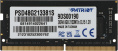 Оперативная память Patriot 8GB DDR4 SODIMM PS4-17000 [PSD48G213381S] 8 ГБ, 1 модуль DDR4 SO-DIMM, частота 2133 МГц, CL 15T, напряжение 1.2 В