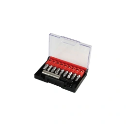 Набор из 9 вставок для шуруповерта + магнитный держатель NAREX 857801