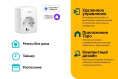 TP-Link Tapo P100(1-pack) Умная мини Wi-Fi розетка, 2.4 GHz, Max Load 2300 Вт, 10 А