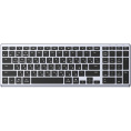 Клавиатура беспроводная UGREEN KU005 (15956) 2.4GHz Bluetooth5.0 Ultra Slim Wireless Keyboard. Цвет: серебристый