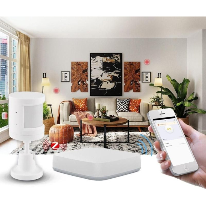 Датчик движения MOES ZSS-X-PIR-C,  белый