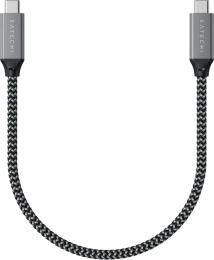 Кабель Satechi USB4 C to C длина 25 см. Цвет: серый космос