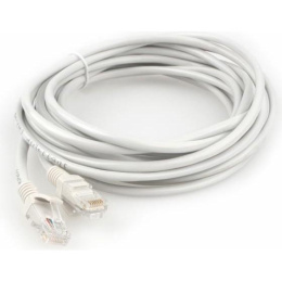 Гарнизон PC-UTP-5e-5 кат.5e, Патч-корд UTP 5м, литой, многожильный серый