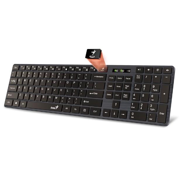 Клавиатура Genius SlimStar 126 Black USB Only Laser 31310017417